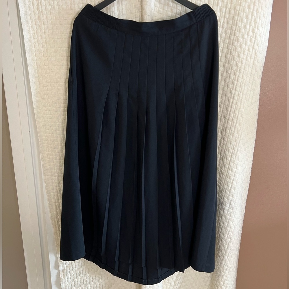 Vintage Antels MXM Elegant Black Pleated Skirt - Picture 2 of 4